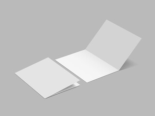 bifold brochure illustration for mockup