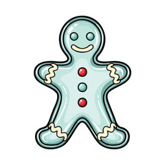Zombie gingerbread man