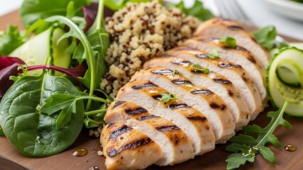 Healthy Gourmet Dishes in Editorial Food Photography Style