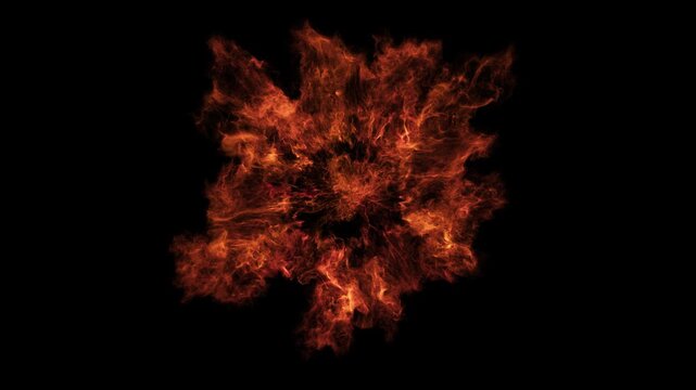 Shockwave particles explosion. Steam or dust wave animation.