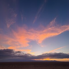 Obraz premium sunset in the mountains