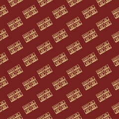 8k Ultra Hd icon, 4k Ultra Hd, 2k Ultra Hd, 1080 Full Hd Resolution seamless pattern isolated on color background