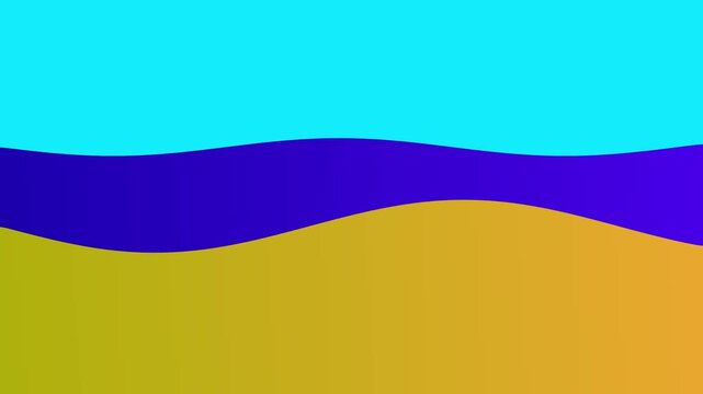 Abstract colorful vector background with flowing blue waves