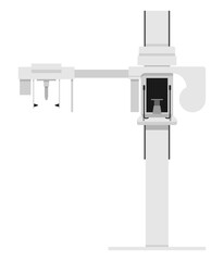 Dental x-ray device for digital panoramic, extraoral, 3D imaging