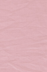 Natural pastel pink linen cotton blend vintage chinos trousers texture, large vertical macro closeup, rustic wrinkled crumpled textured burlap background, horizontal light canvas pattern fabric swatch