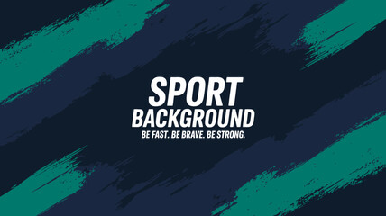 Dynamic Sport Background with Motivational Text