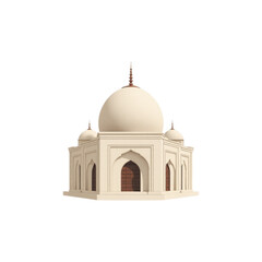mosque isolated on transparent 