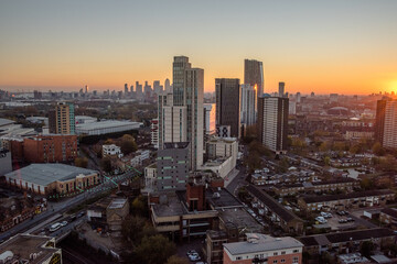 Obraz premium Views from Stratford in the city of London, UK