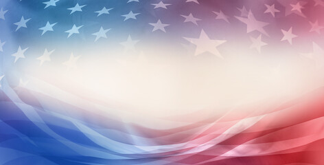American flag abstract background
