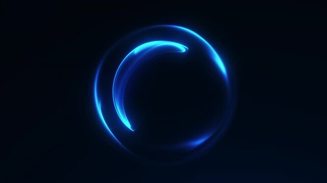 Dual liquid plasma orb with smooth blue gradients and soft glow. Futuristic 4K 60fps seamless loop for tech branding, UI motion graphics and abstract digital backgrounds.