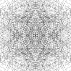 winter background, abstract snowflake pattern, creative ornament, original decoration