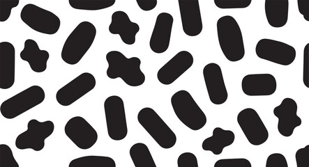 Abstract organic shapes pattern