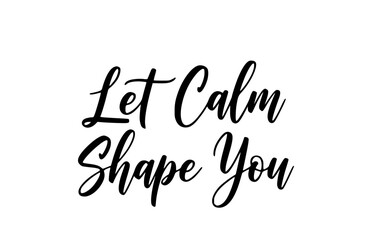 Inspirational quote with elegant typography for mindfulness and wellness