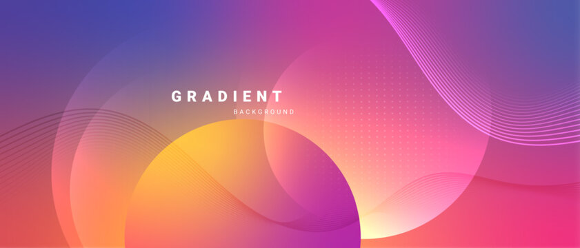 Vibrant minimal abstract background with smooth gradient waves.