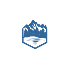 mountain logo vector. mountain logo vector template