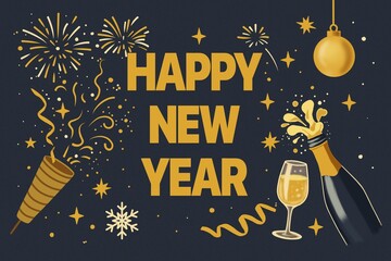 Happy New Year Luxury Poster_3