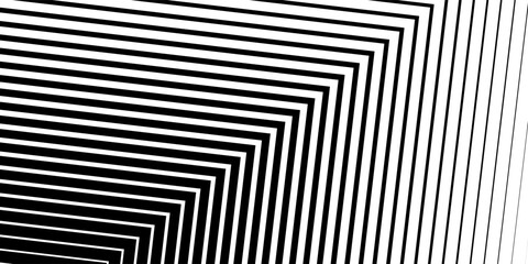Black radial comics style lines isolated on white background. speed abstract. Vector illustration