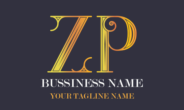 ZP Z zp initial logo | initial based abstract modern minimal creative logo, vector template image. luxury logotype logo, real estate homie logo. typography logo. initials logo