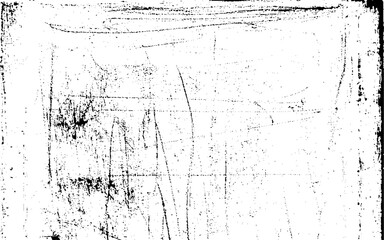 Obraz premium Grunge texture background vector, textured grungy black vintage design element in old distressed paper or border illustration, scratches and grungy lines