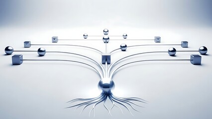 Central hub connecting multiple nodes