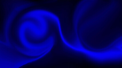 Deep Blue Cosmic Wave Abstract Background with Glowing Particles