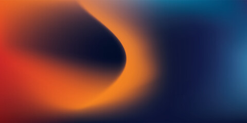 Vibrant Orange Glow on Dark Surface.