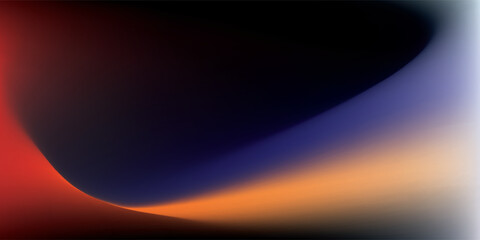 Abstract Colorful Smooth Curve Design Element.