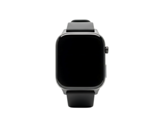 Modern Smartwatch with Black Screen Display.