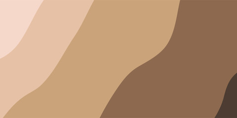 Brown beige abstract wavy layered pattern.