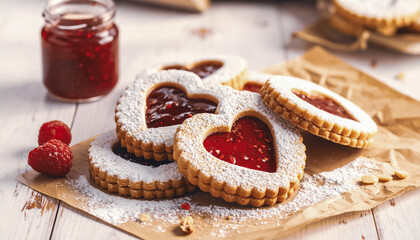 Linzer cookies	
