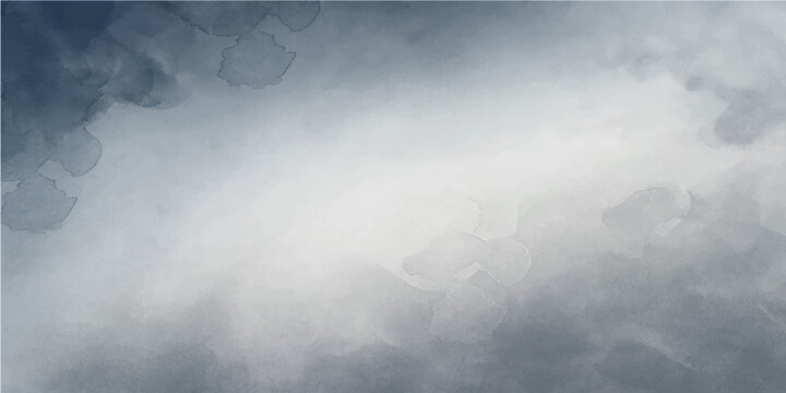 Abstract dark storm clouds and white mist swirl across a blue sky with motion and rain texture over a night sea