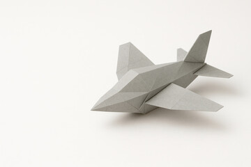 A paper plane as a symbol of the start and the idea. Space for text.