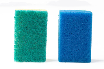 Sponges for washing dishes. Kitchen and household accessories.