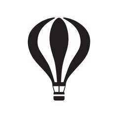 Obraz premium Parachute line art silhouette