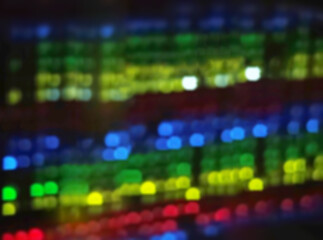 Night city abstract illumination bokeh background