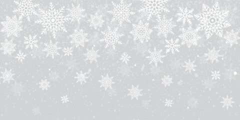  Falling snow, snowfall, snow overlay action