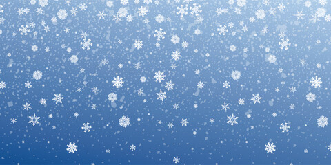 Falling snow on transparent background. Light snowfall, snowflakes, Snow flakes, snow background.