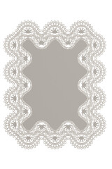 Decorative wavy frame with beige paper texture and elegant border ideal for creative collages social media visuals websites magazines branding templates and artistic digital designs.