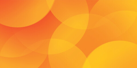 Minimal geometric background. Orange elements with fluid gradient. Dynamic shapes composition. Eps10 vector