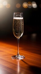 glass of champagne, celebration, new year 