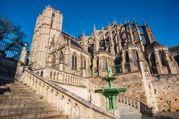 St-Julien Cathedral in Le Mans - France