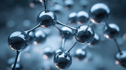 Scientific molecular structure abstract background