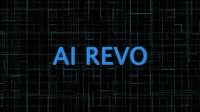 ai reeve text technology data line background purple color