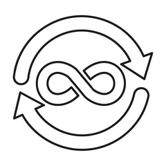 infinity loop process icon