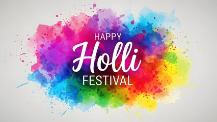 Happy holi festival celebration greetings
