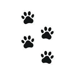 Cat Paw Icon Vector Collection
