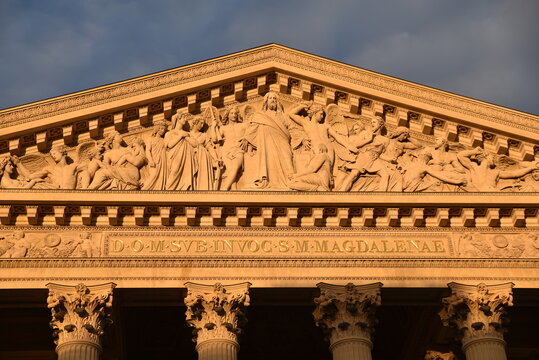 Fronton&nbsp;de&nbsp;la&nbsp;Madeleine&nbsp;&agrave;&nbsp;Paris