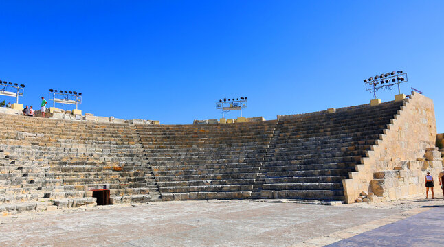 Paphos offers ancient Greco-Roman theaters like the famous Kourion (a popular day trip from Ayia Napa/Protaras), the contemporary theater scene near Ayia Napa and Protaras