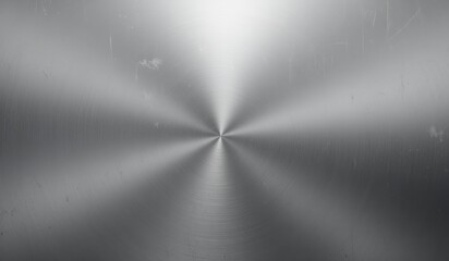 Obraz premium Exploring the beauty of brushed metal surfaces with swirling patterns and reflections in soft light