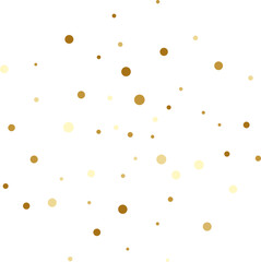 Gold Glitter Dot